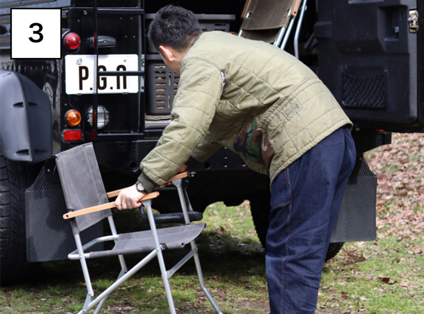 POST GENERALオリジナル WAXED CANVAS ROVER CHAIR -ワックスド