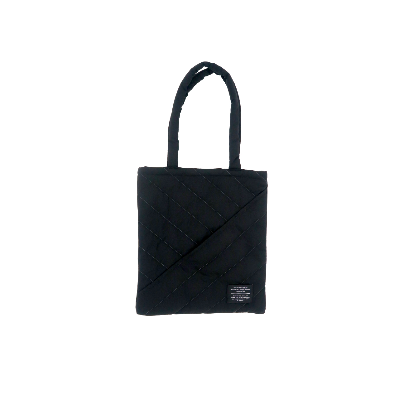 QUILTED STANDARD TOTE / キルティッド スタンダードトート - BLACK