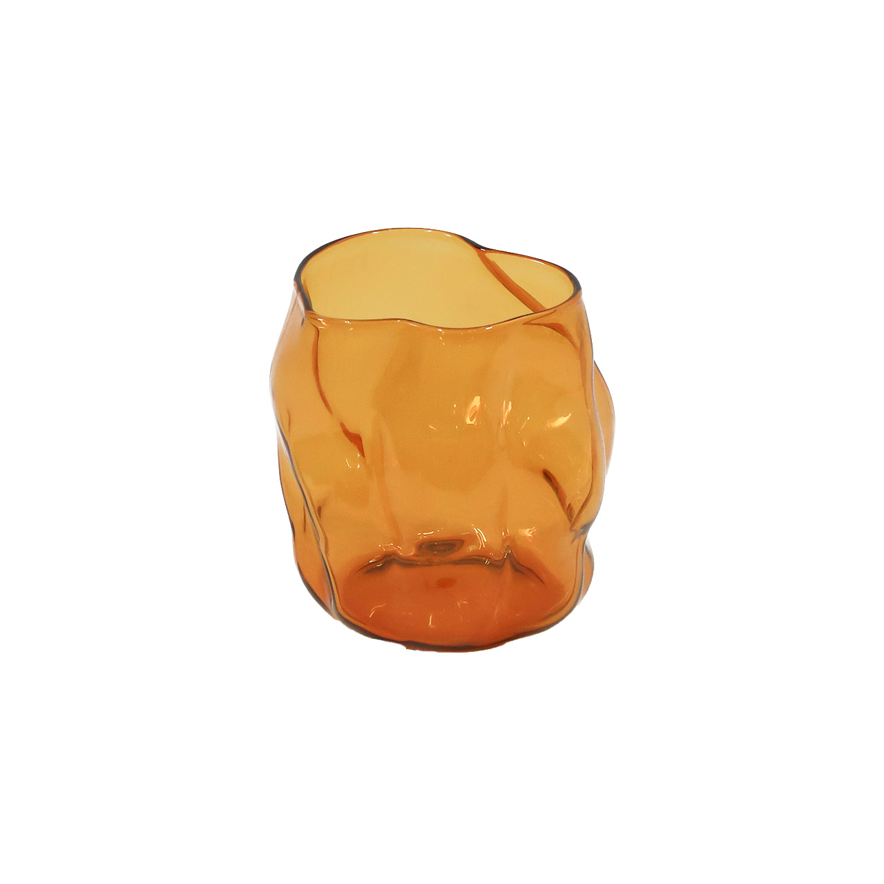 WIRE DANISH ART GLASS / ワイヤー デニッシュアートグラス - AMBER