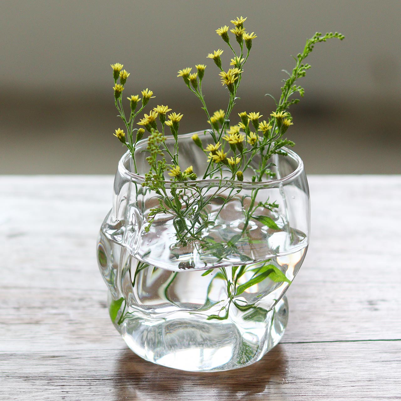 WIRE DANISH ART GLASS / ワイヤー デニッシュアートグラス - AMBER