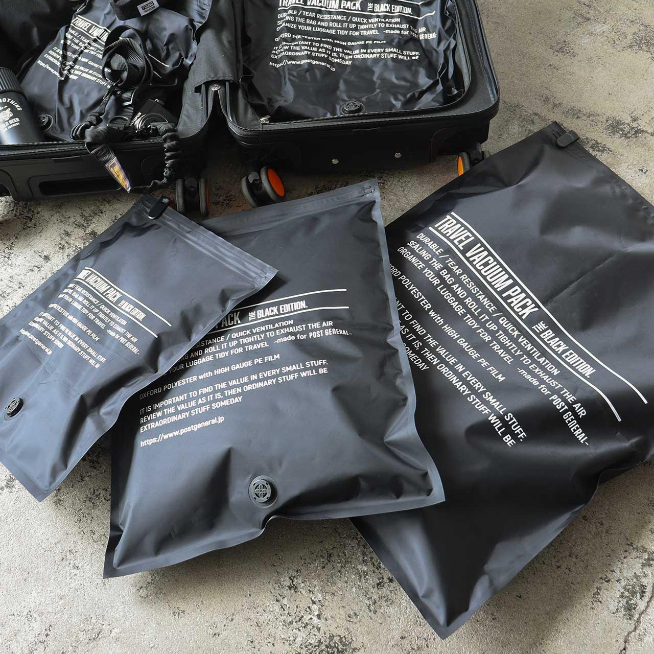 TRAVEL VACUUM PACK S -PACK2- / トラベルバキュームパック Sサイズ 2