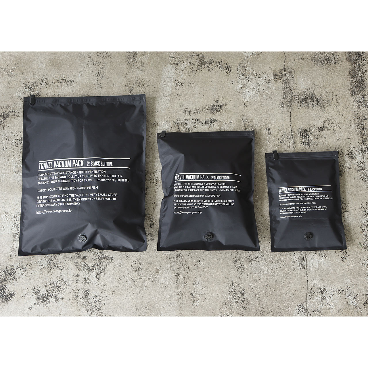 TRAVEL VACUUM PACK S -PACK2- / トラベルバキュームパック Sサイズ 2