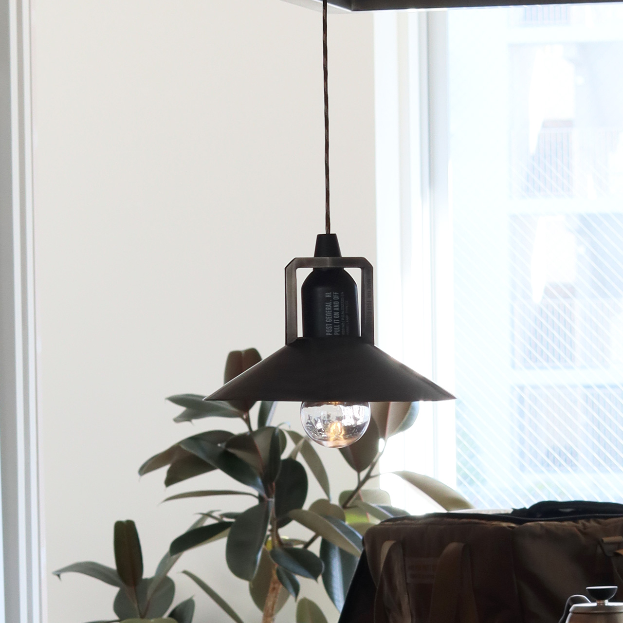 HANG LAMP TYPE1 / ハングランプ タイプワン - BLACK 【982070012