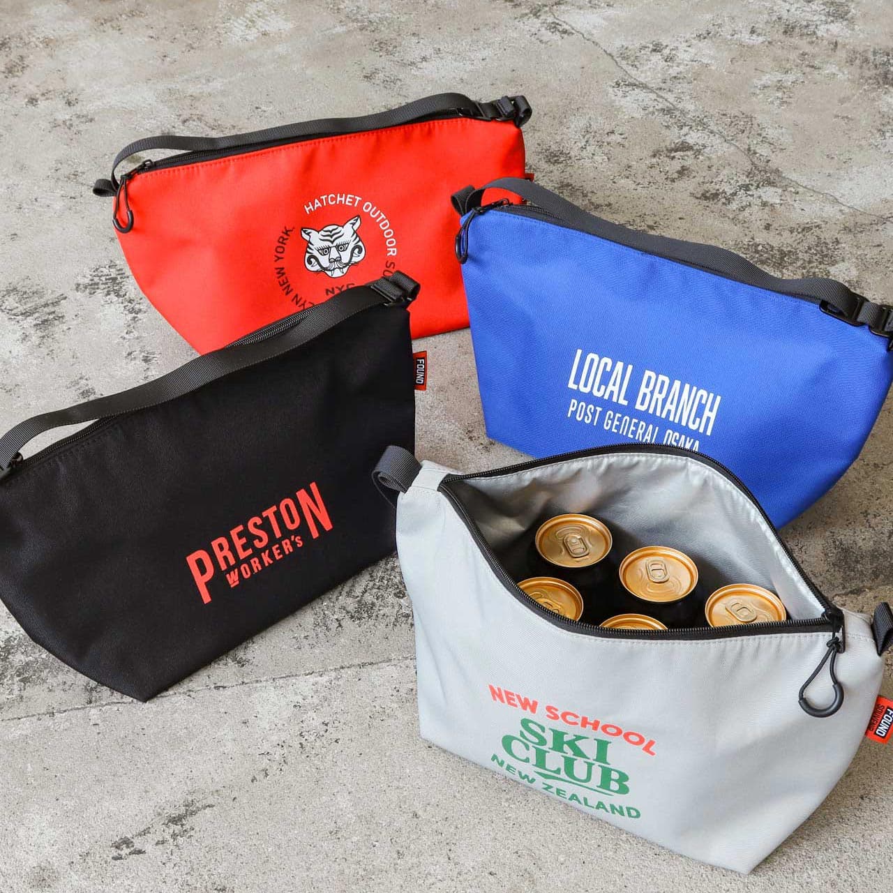 FOUND SOUVENIR COOLER BAG / ファウンドスーベニア クーラーバッグ
