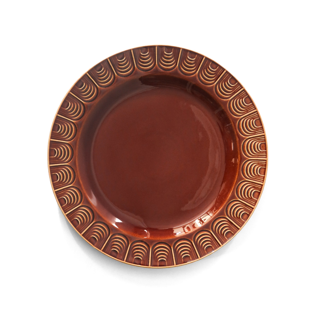  シトロンシリーズプレート 大皿1枚小皿5枚セット SHARON PLATE / シャロン プレート - 250mm BROWN 【982670023