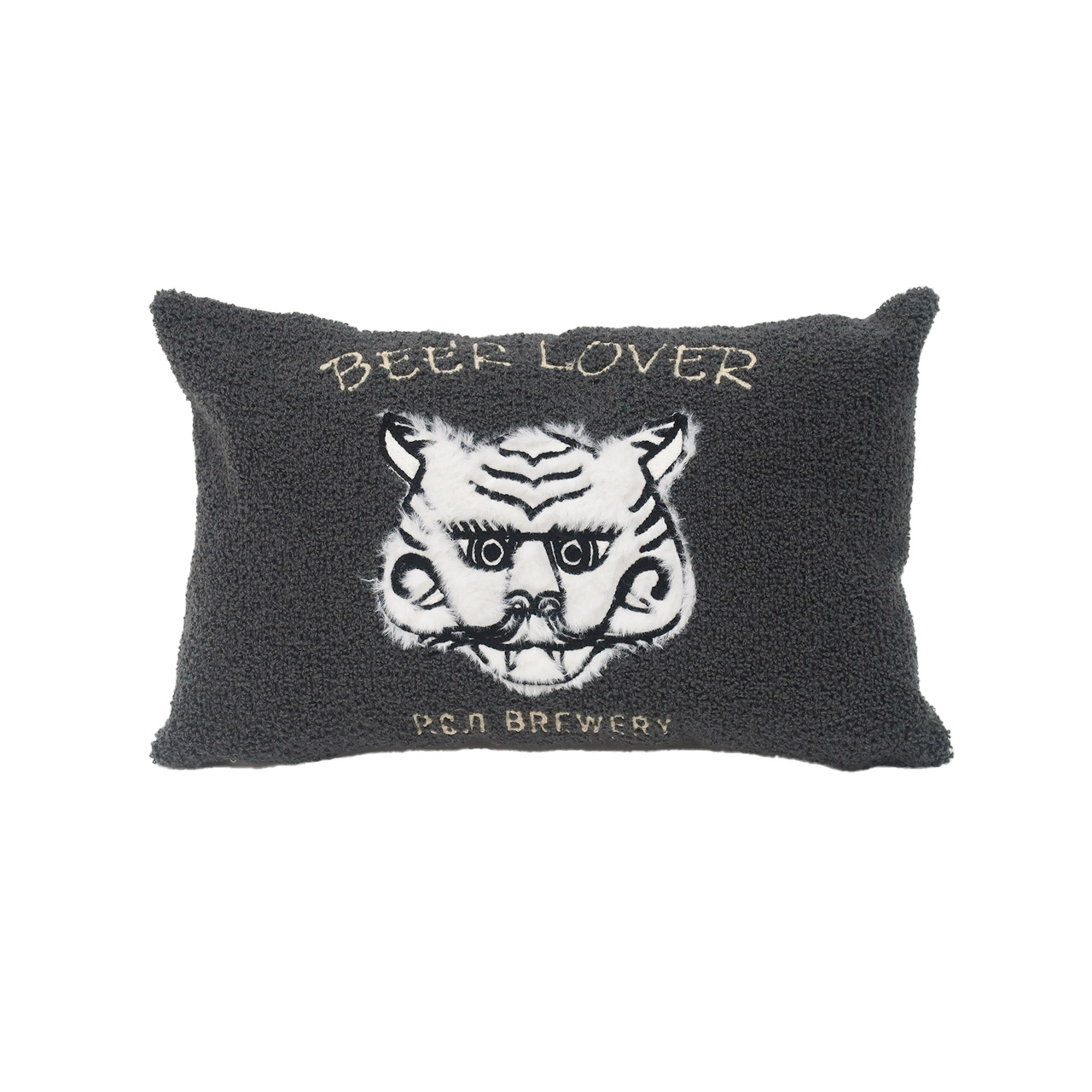 BEER LOVER RECT CUSHION / ビアーラバー レクトクッション - GRAY