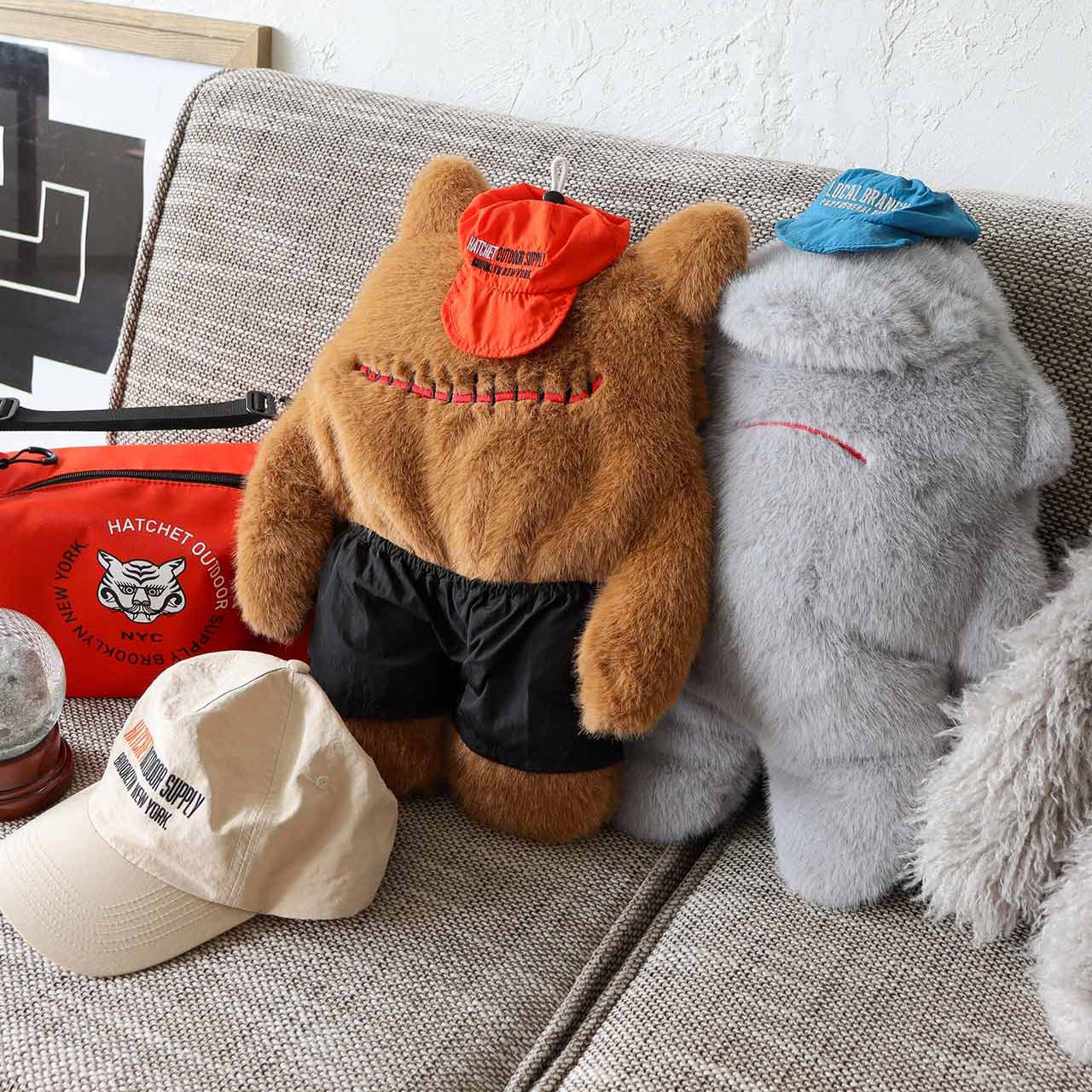 ドイツ WALL社 銅製湯たんぽ ムートンカバー付き FOUND SOUVENIR STREET MONSTER HOT-WATER BAG COVER / ファウンド