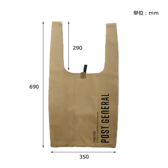 SHOPPER BAG / ショッパーバッグ - BLACK 【982040018】 | POST GENERAL