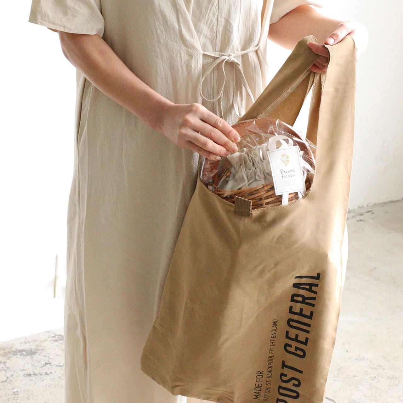 SHOPPER BAG / ショッパーバッグ - BLACK 【982040018】 | POST GENERAL