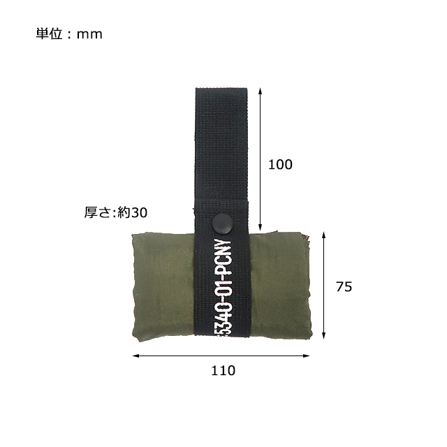 PACKABLE PARACHUTE NYLON BAG / パッカブル パラシュートナイロン