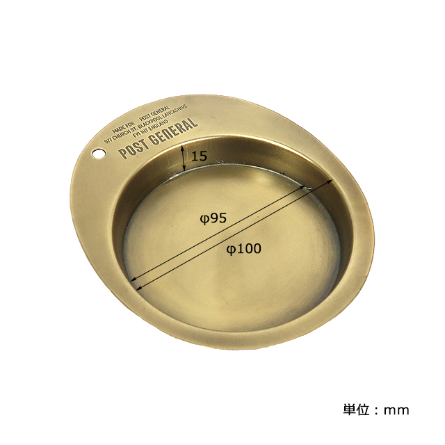 GOOD VIBE TRAY ROUND / グッドバイブトレーラウンド - GOLD