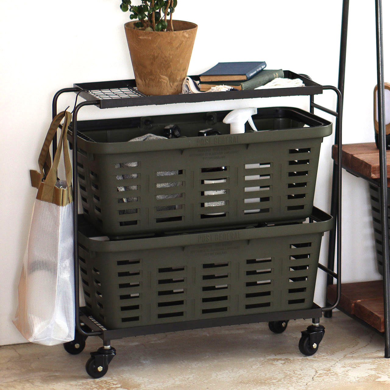 IRON WAGON with HEAVY DUTY BASKET LONG / アイアンワゴン ウィズ IRON WAGON with HEAVY DUTY BASKET LONG / アイアンワゴン ウィズ
