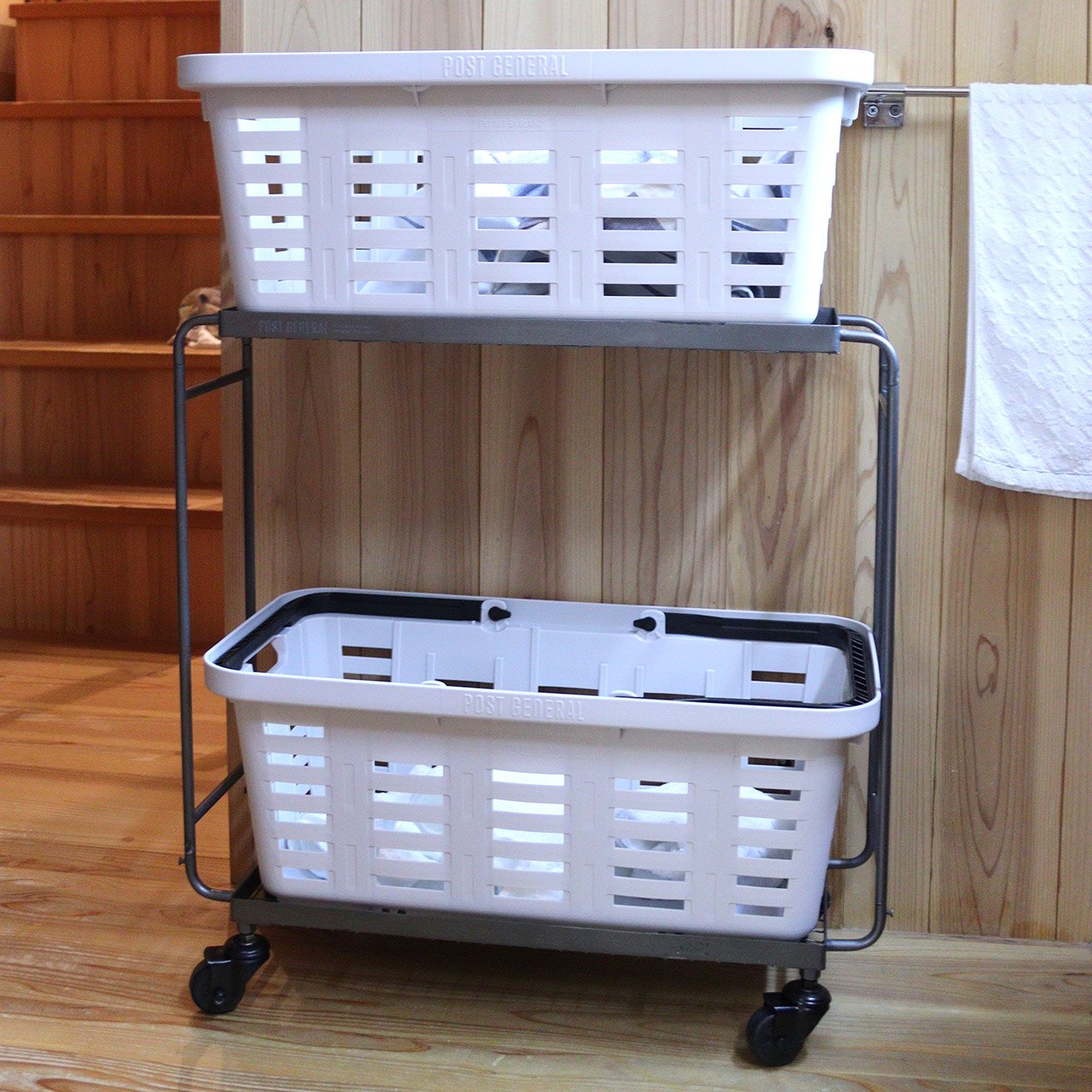 IRON WAGON with HEAVY DUTY BASKET LONG / アイアンワゴン ウィズ