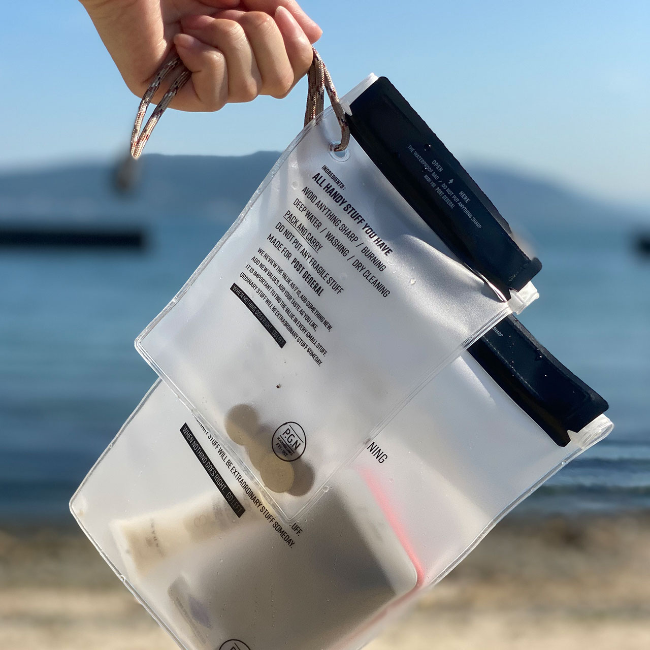 THE WATERPROOF BAG S -PACK3- / ウォータープルーフバッグ エス 