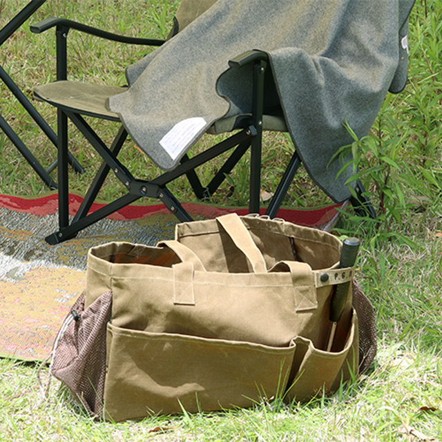 WAXED CANVAS TOOL BAG RECT / ワックスドキャンバス ツールバッグ