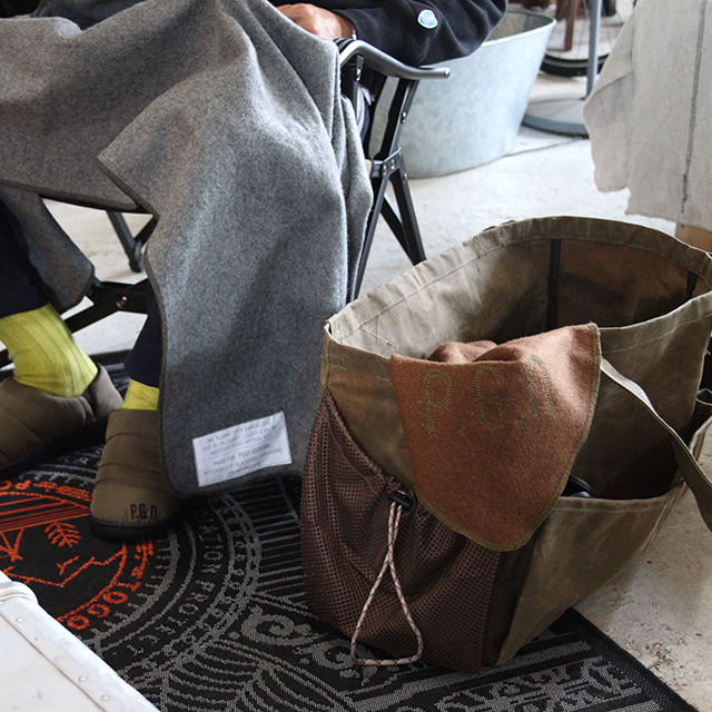 WAXED CANVAS TOOL BAG RECT / ワックスドキャンバス ツールバッグ