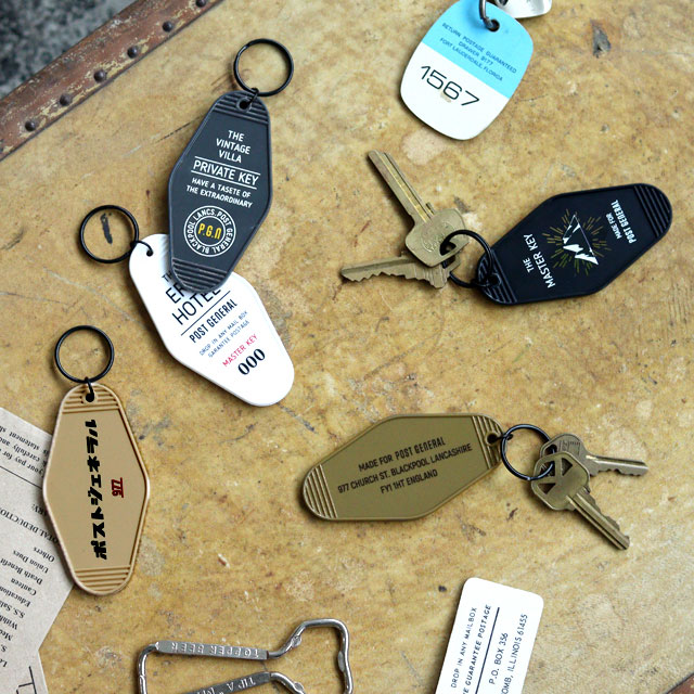 THE HOTEL KEY HOLDER / ザ ホテルキーホルダー - SAND BEIGE