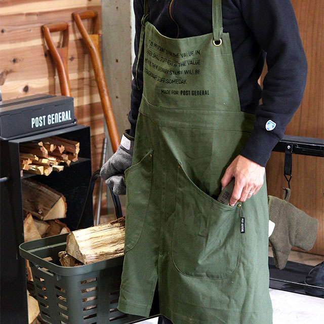 WORK APRON 421 / ワークエプロン 421 - OLIVE 【982140068】 | POST