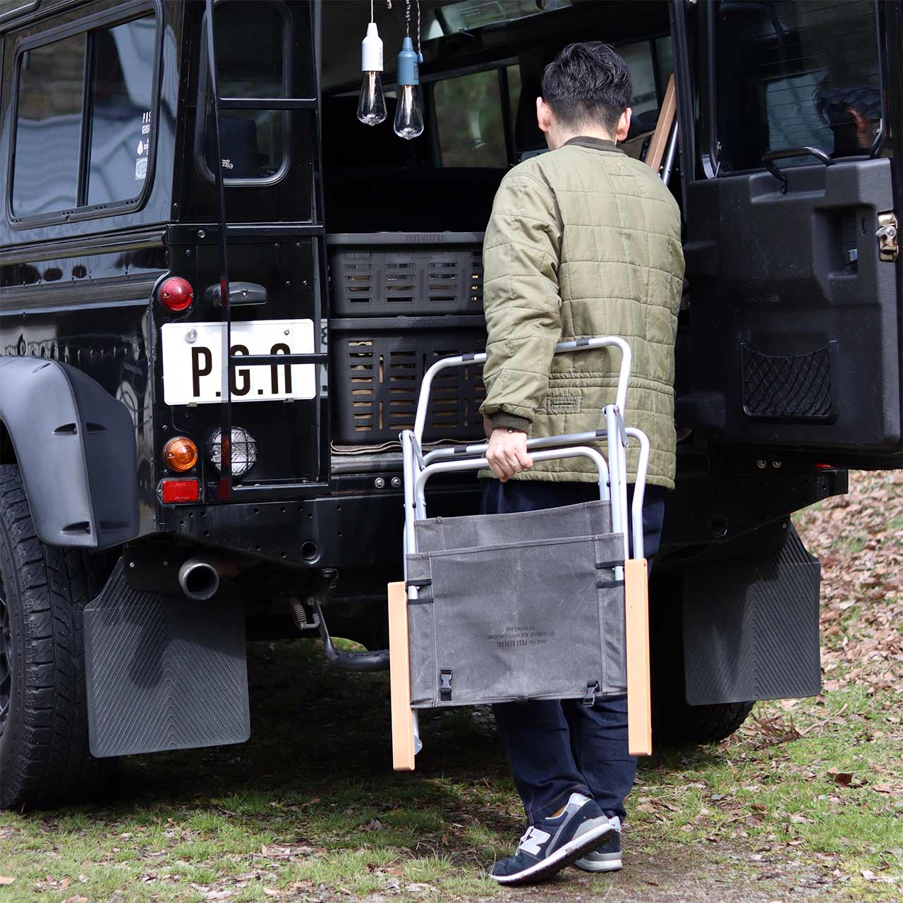 WAXED CANVAS ROVER CHAIR TYPE HIGH / ワックスドキャンバス ローバー