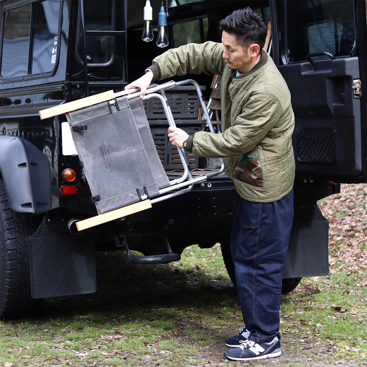 WAXED CANVAS ROVER CHAIR TYPE HIGH / ワックスドキャンバス ローバー