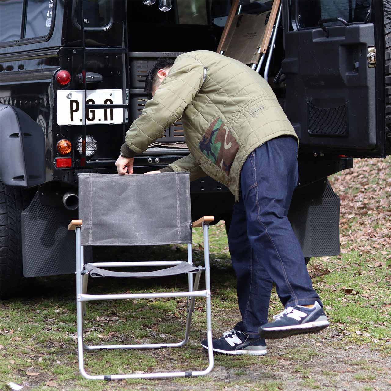 WAXED CANVAS ROVER CHAIR TYPE HIGH / ワックスドキャンバス ローバー