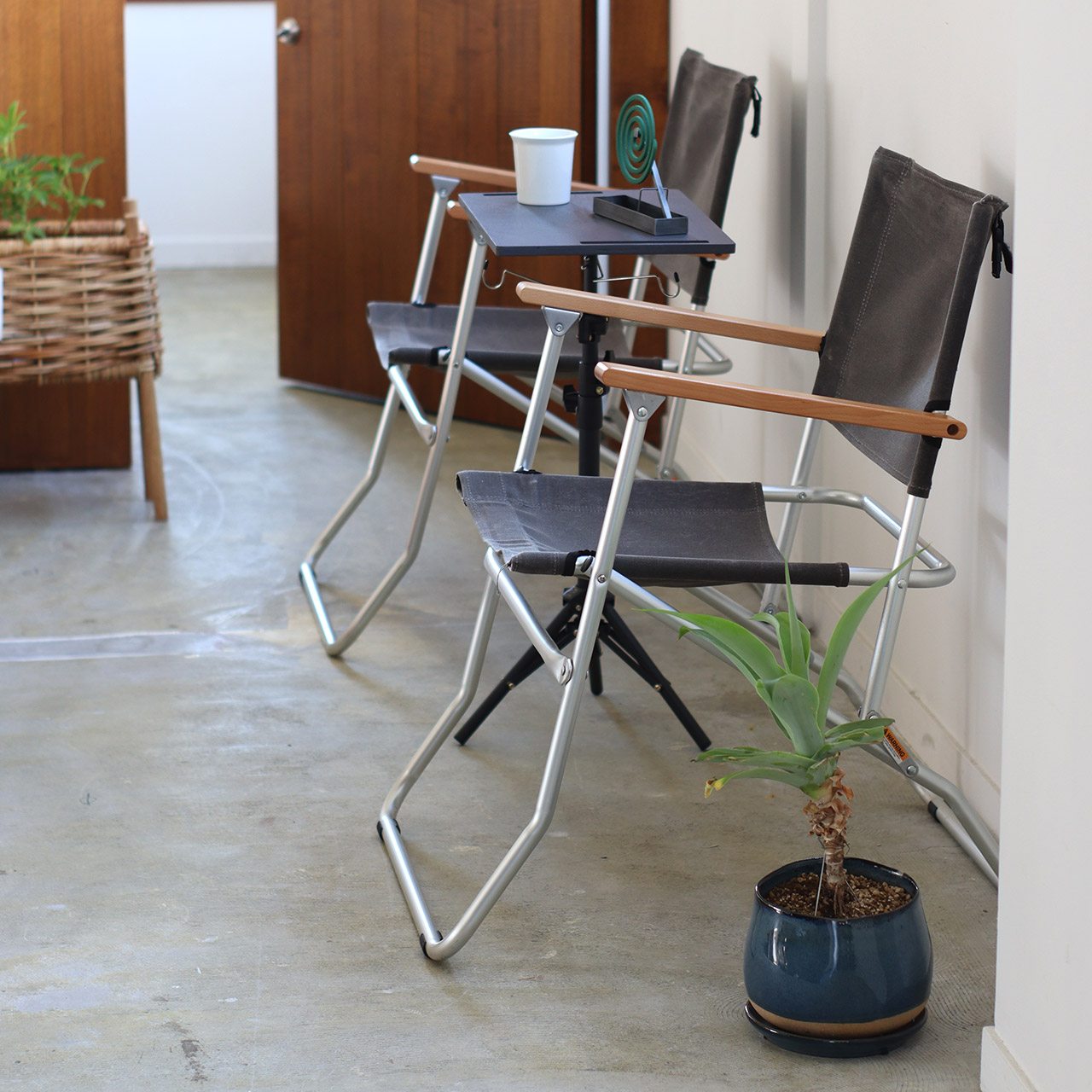 WAXED CANVAS ROVER CHAIR TYPE HIGH / ワックスドキャンバス ローバー