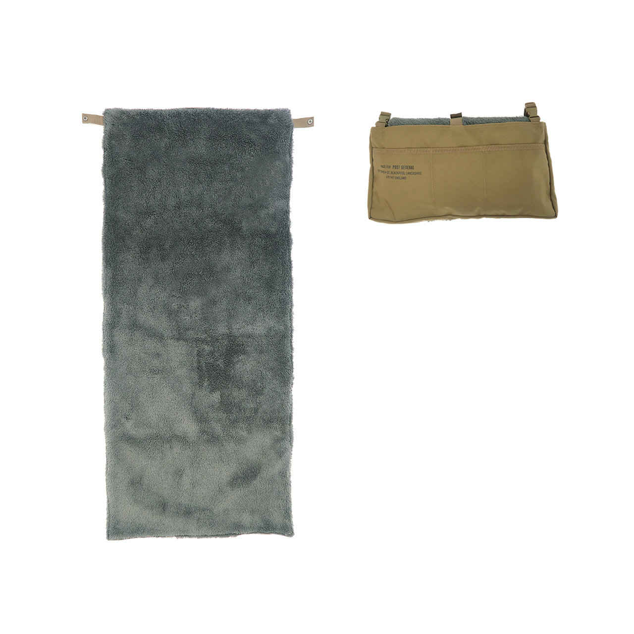 【新品】ポストジェネラル ローチェア＋ブランケット CHAIR COVER BLANKET / チェアカバーブランケット - WOLF BROWN × GRAY