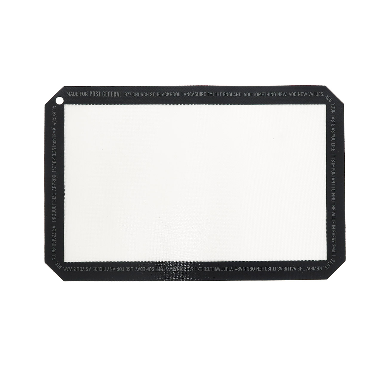SILICONE PLACE MAT / シリコンプレースマット - BLACK 【982490001