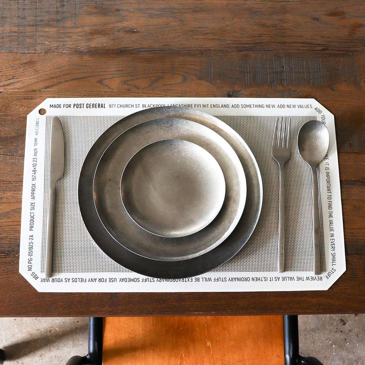 SILICONE PLACE MAT / シリコンプレースマット - WHITE 【982490002