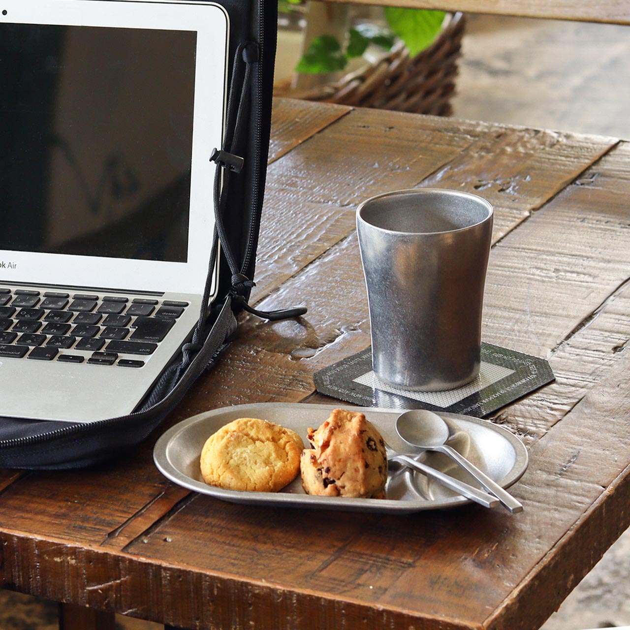 SILICONE COASTER -PACK2- / シリコンコースター パックツー - BLACK