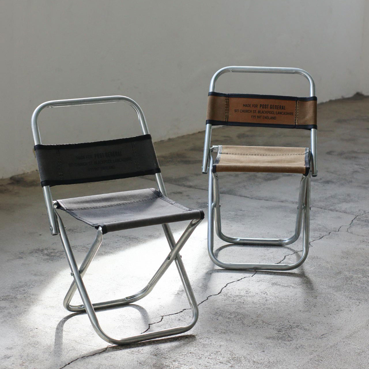 WAXED CANVAS FOLDING MINI STOOL / ワックスドキャンバス