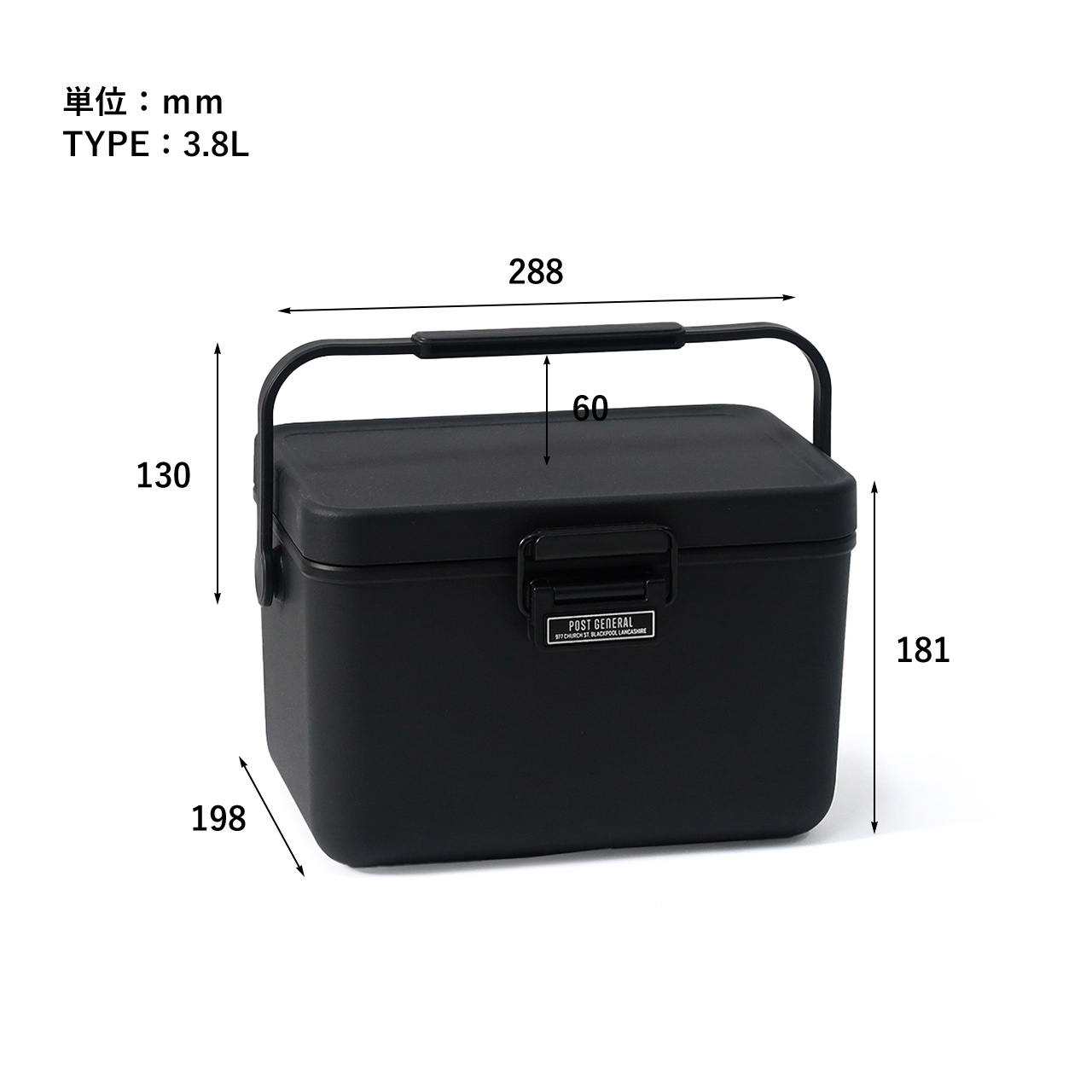 THE ICE ERA HARD-SHELL COOLER 3.8L / アイスエラ ハードシェル