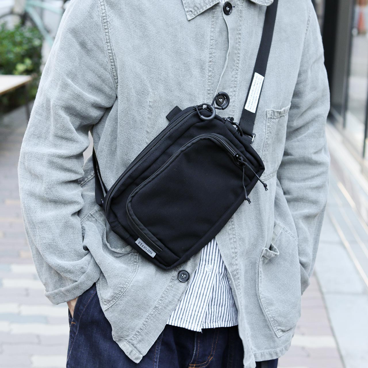 3WAY CHESTBAG POUCH / 3ウェイチェストバッグポーチ - WOLF BROWN