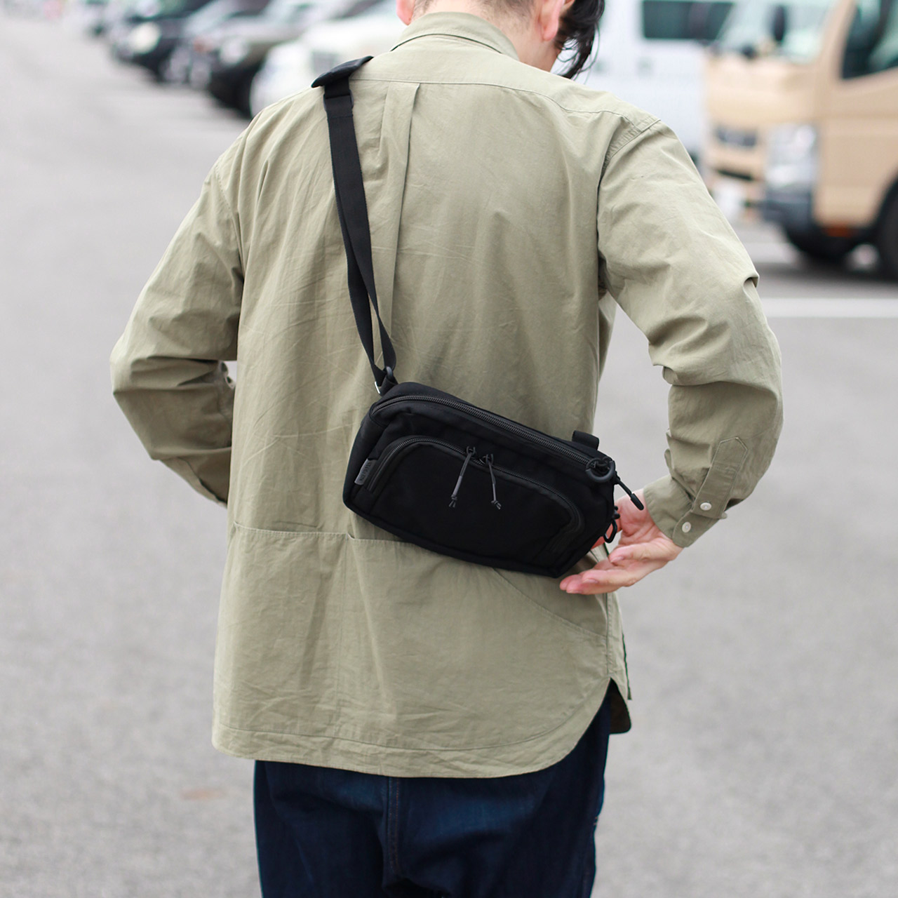 3WAY CHESTBAG POUCH / 3ウェイチェストバッグポーチ - WOLF BROWN