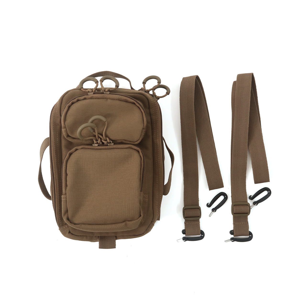 4WAY BACKPACK POUCH / 4ウェイバックパックポーチ - WOLF BROWN