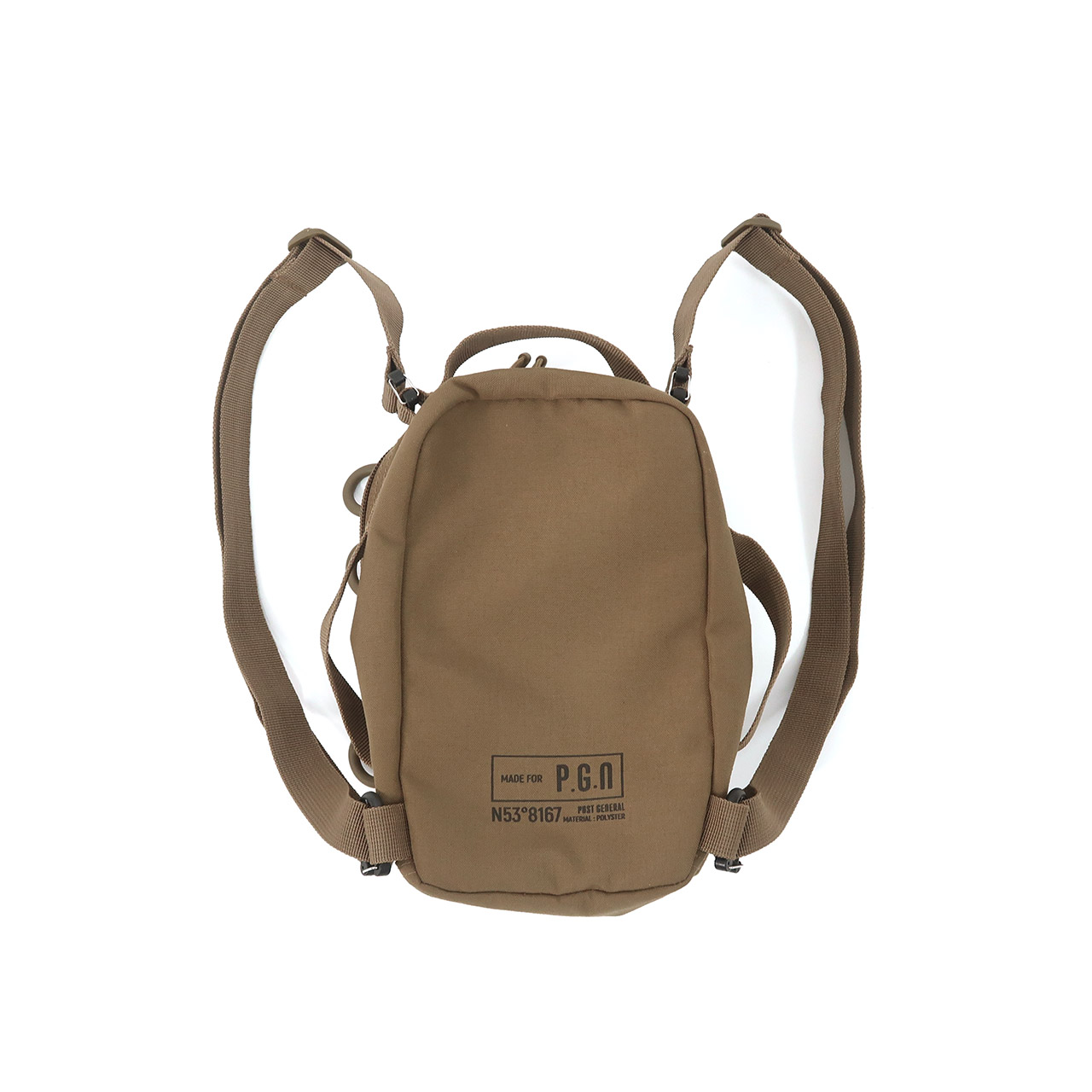 4WAY BACKPACK POUCH / 4ウェイバックパックポーチ - WOLF BROWN