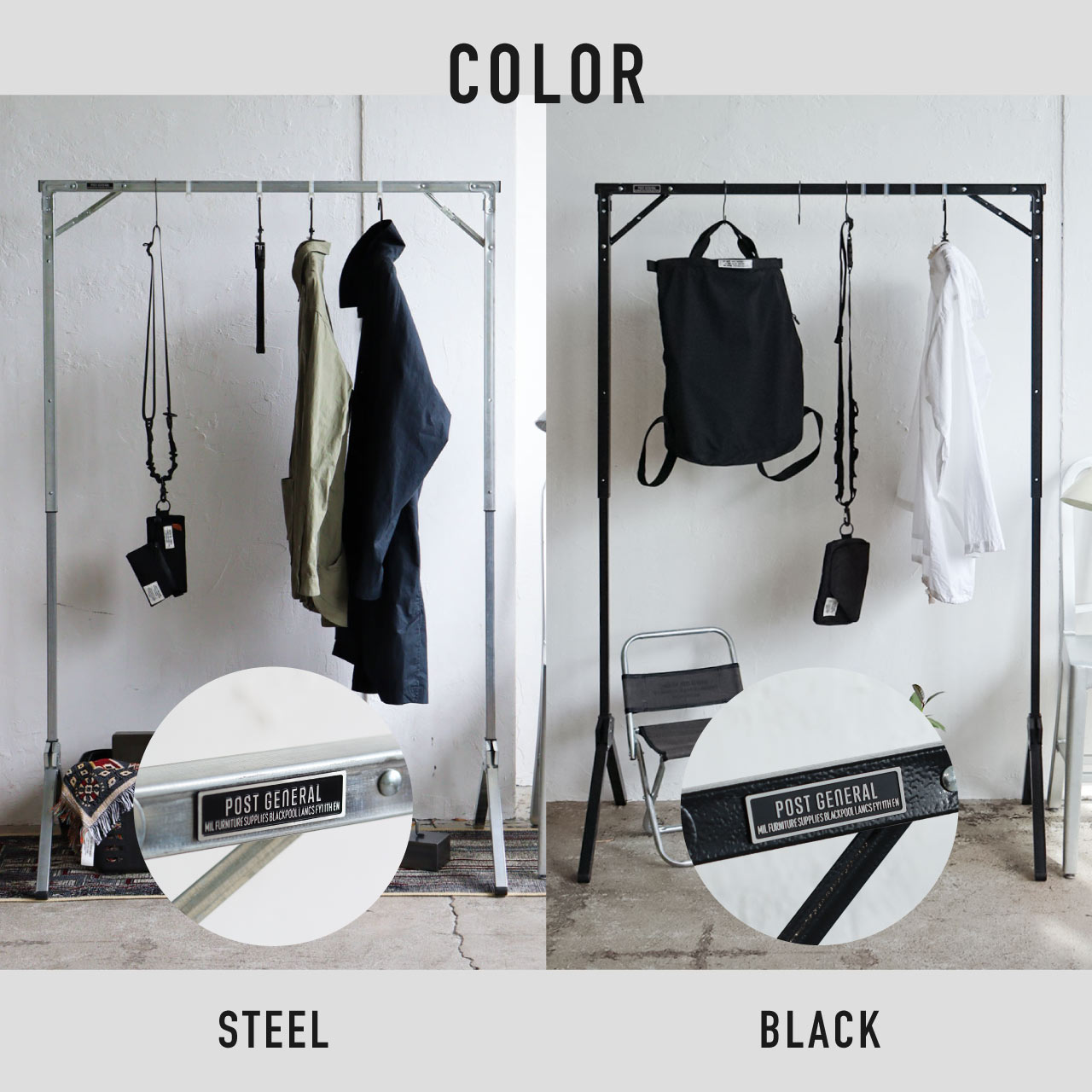 EXHIBITION FOLDABLE HANGER RACK / エキシビション フォルダブル