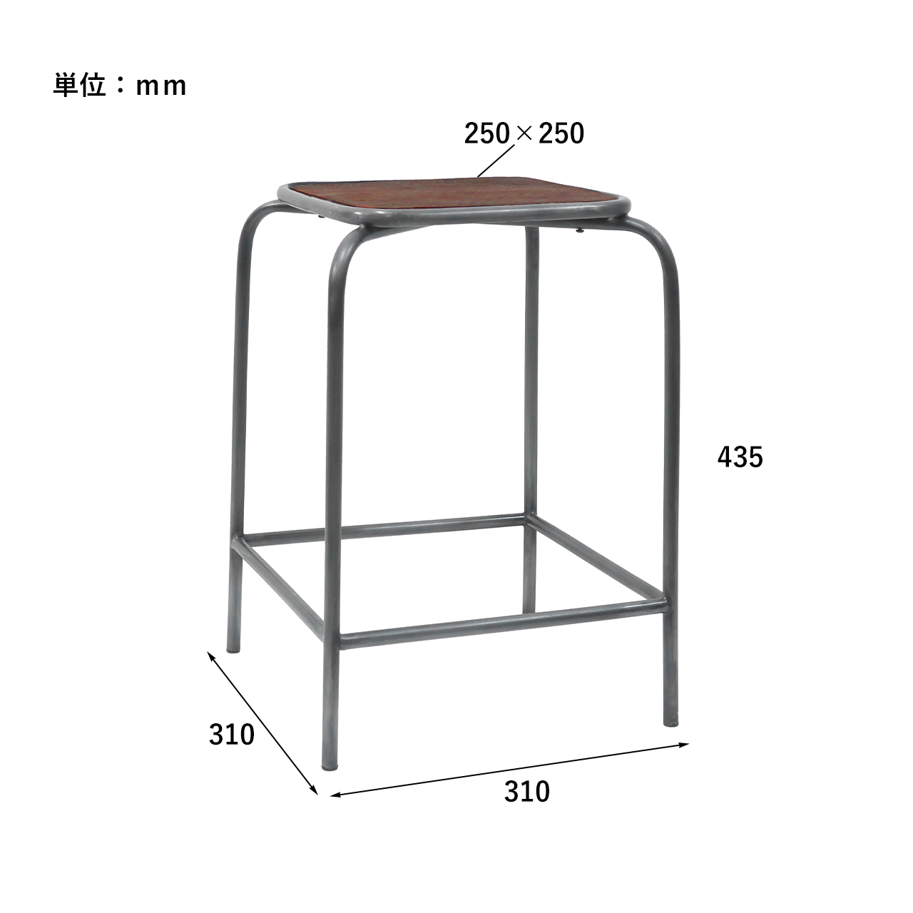 INDUSTRIAL STOOL / インダストリアル スツール 【982400001】 | POST