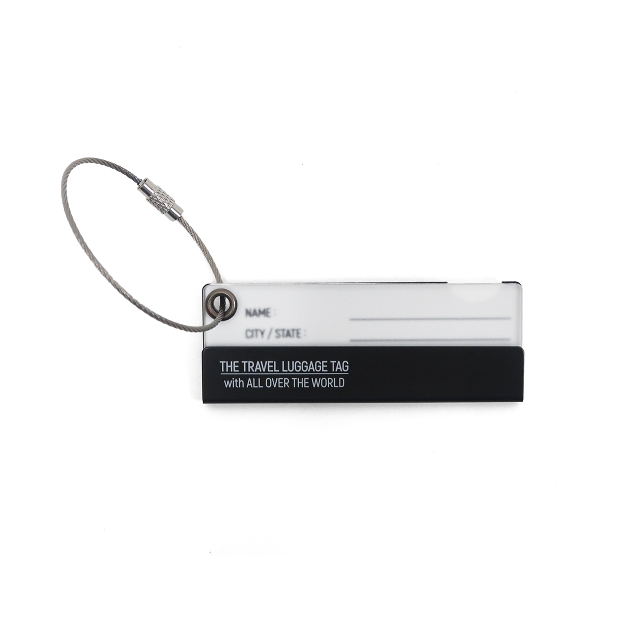 ALUMINUM TRAVEL LUGGAGE TAG / アルミナムトラベルラゲッジタグ