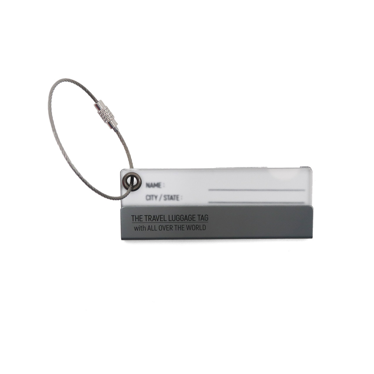 ALUMINUM TRAVEL LUGGAGE TAG / アルミナムトラベルラゲッジタグ