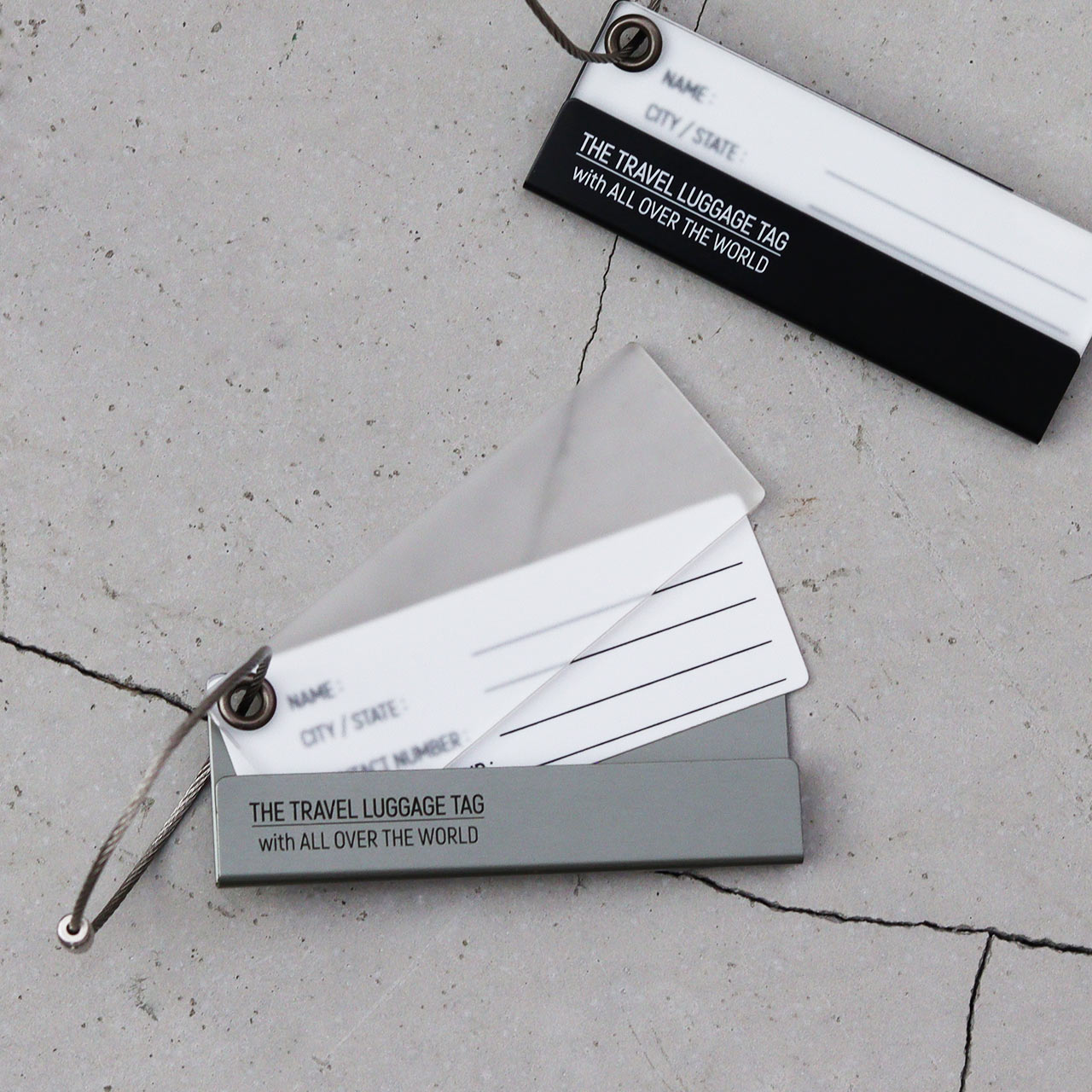 ALUMINUM TRAVEL LUGGAGE TAG / アルミナムトラベルラゲッジタグ