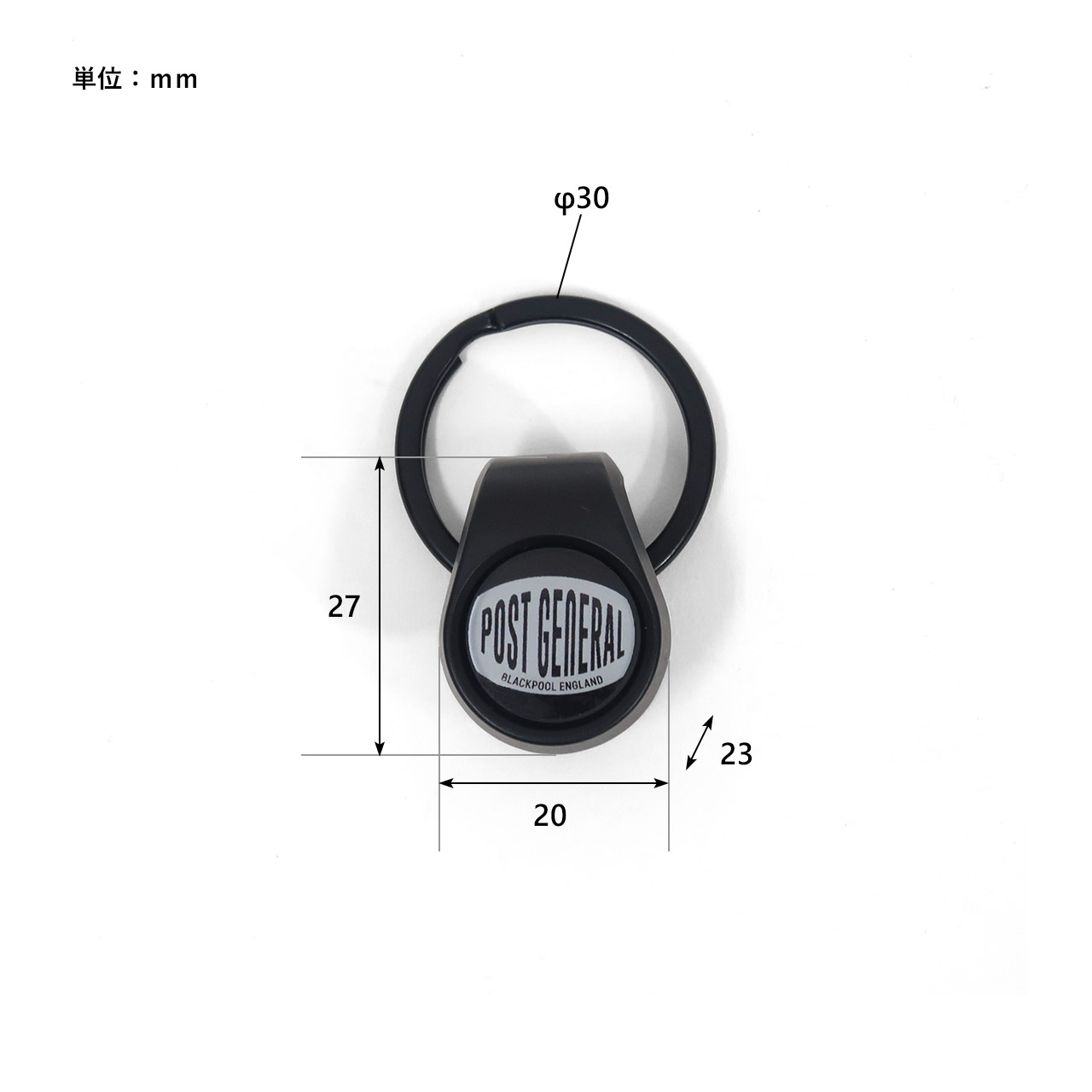 ZINC ALLOY VEHICLE KEY HOLDER / ジンクアロイ ビークルキーホルダー