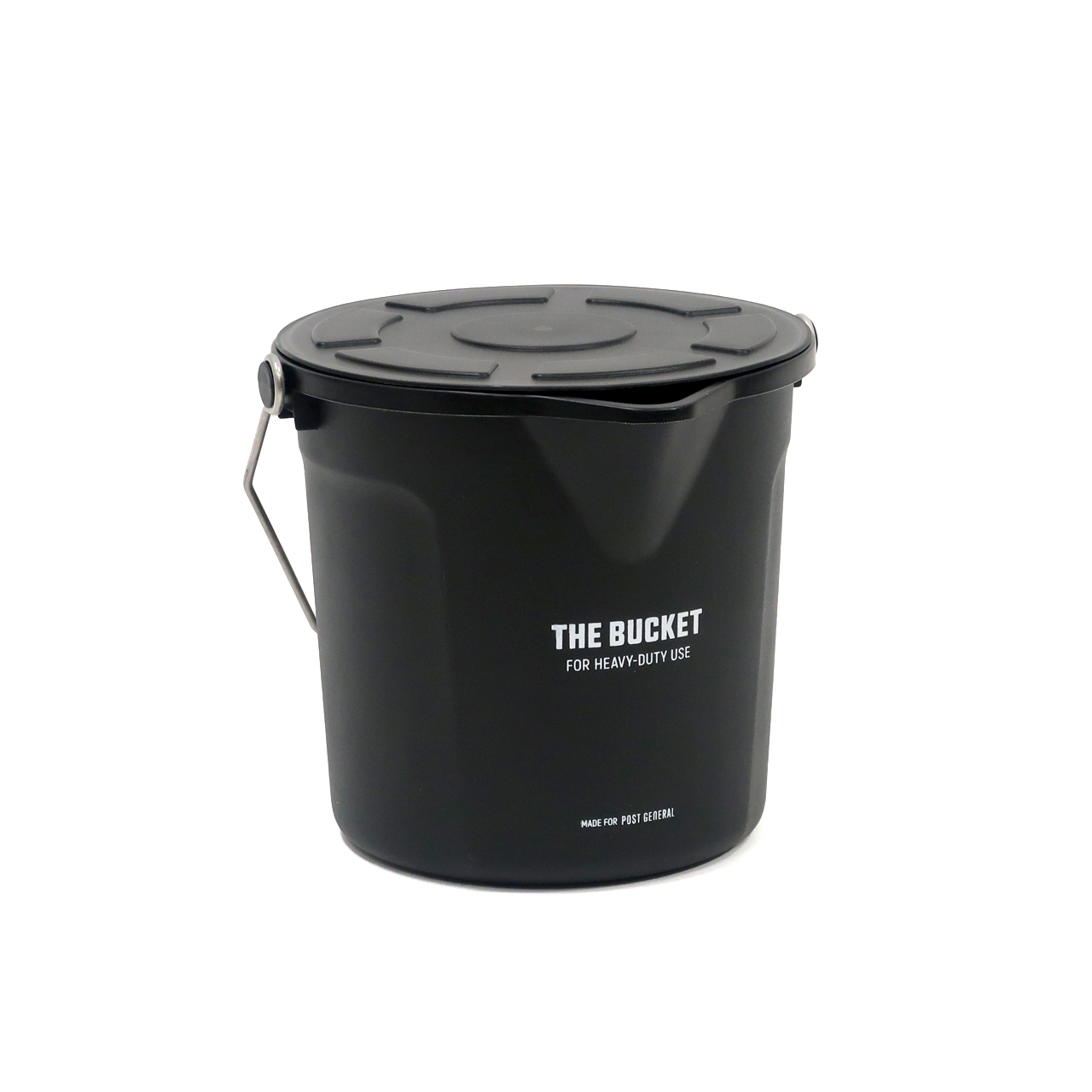THE BUCKET 10L WITH LID / バケット10リッター ウィズリッド - BLACK