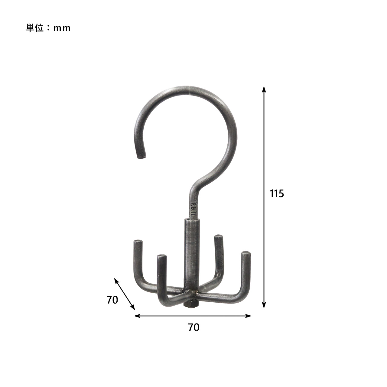 INDUSTRIAL ROLLING HOOK / インダストリアル ローリングフック