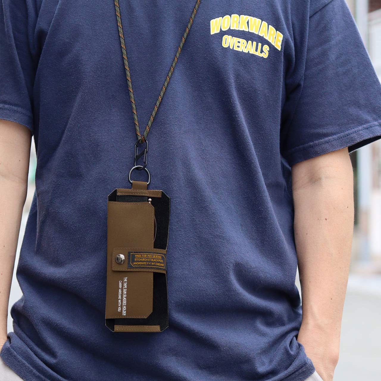 TAPE SUN GLASSES HOLDER / テープサングラスホルダー - BLACK