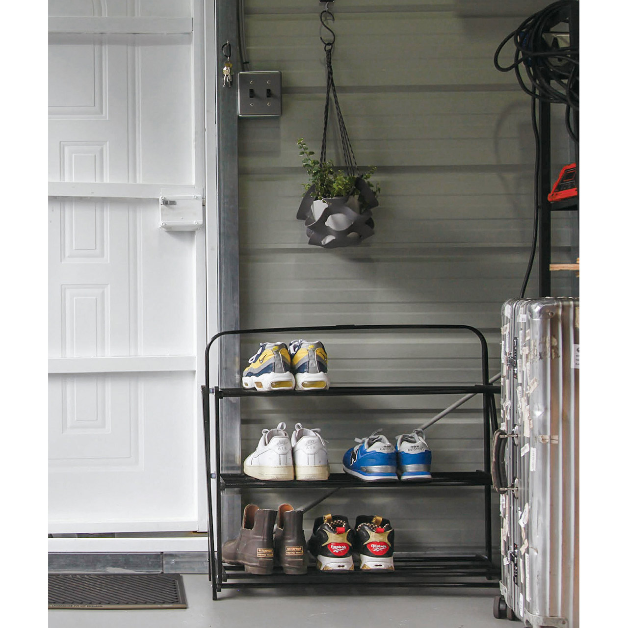 FOLDABLE SHOES RACK HAMMERTONE BK / フォルダブルシューズラック