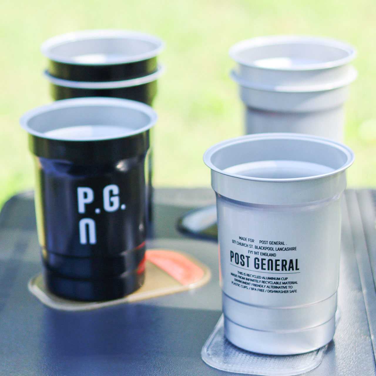 RECYCLED ALUMINUM CUP -PACK4- / リサイクル アルミナムカップ 4個