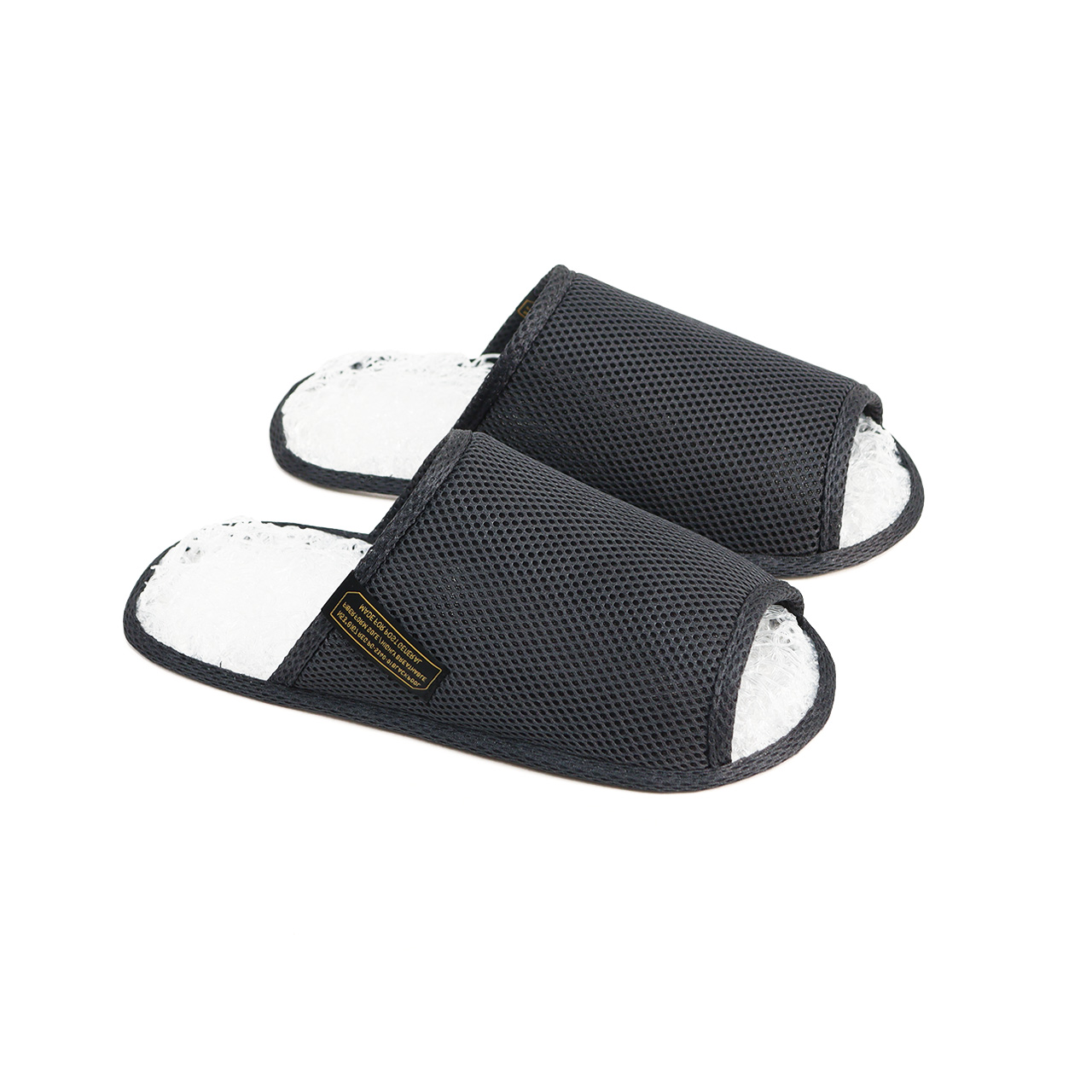 フリースダブルストラップスリッパ グレー BREATHABLE SLIPPER / ブリーザブル スリッパ -GRAY 【982540032
