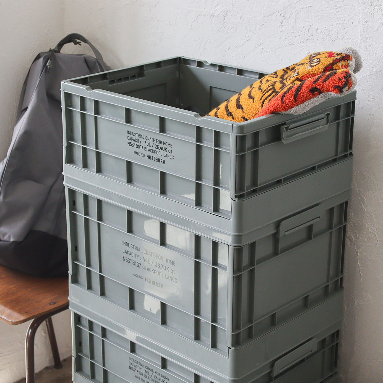 INDUSTRIAL FOLDABLE CRATE HOME / インダストリアル フォルダブルク