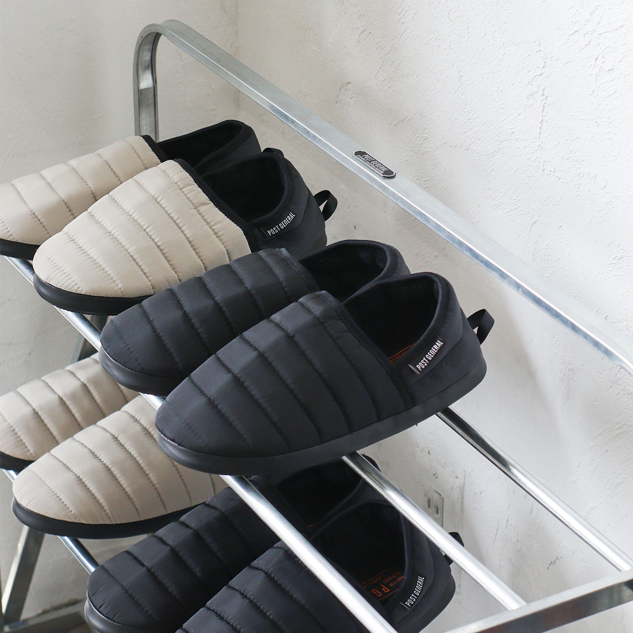 FOLDABLE SHOES RACK / フォルダブルシューズラック - ZINC【982550007